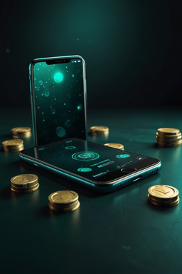 Smartfon z aplikacją kasyna